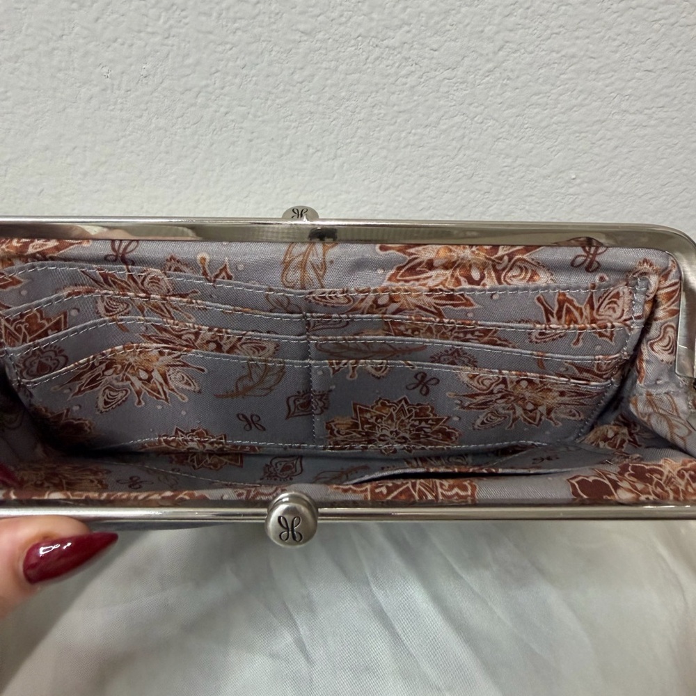 HOBO Midnight Blue Leather Wallet - Picture 6 of 7